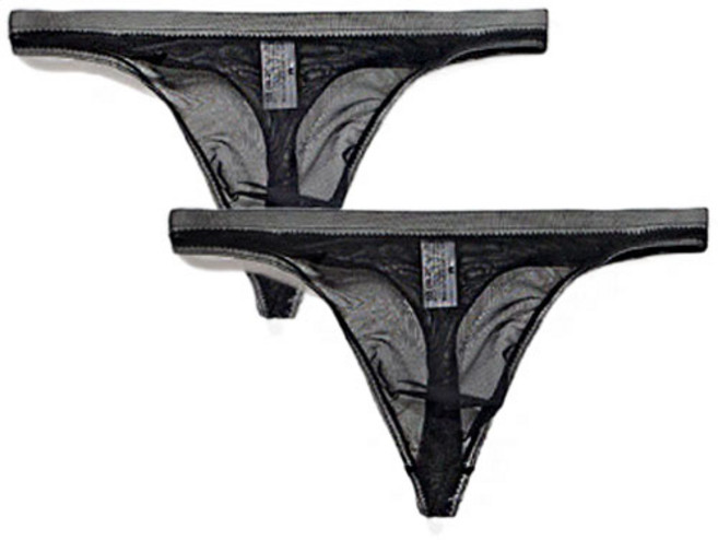 더레이젠 남성 로우라이즈 스포츠 티 팬티 2P