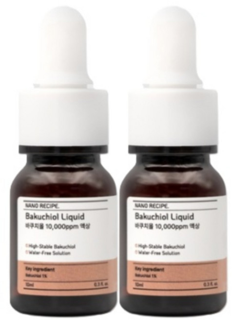나노레시피 바쿠치올 10 000ppm 앰플 10ml 2개