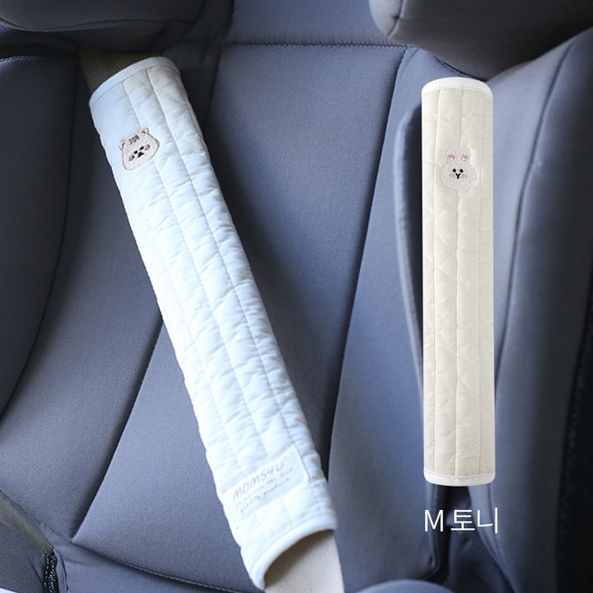 M4U 맘스포유 어린이 주니어 카시트 안전벨트커버, 차량용 안전벨트 커버(택없음)M 토니, 1개