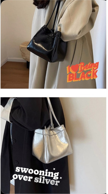 여성 미니 토트백 유니크 스퀘어 큐브 숄더백 2color