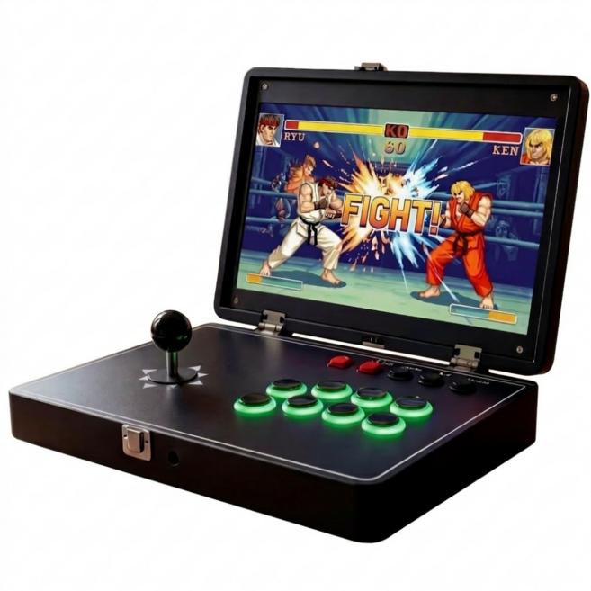 겜트로 8090추억의 레트로 게임기 오락실 조이스틱 가정용 한글버전 32000게임 1인용 2인용 3인용 최신코어 128GB, 1번.무선_3D게임가능(게임종류_23002개), 블랙+컨트롤러 2개