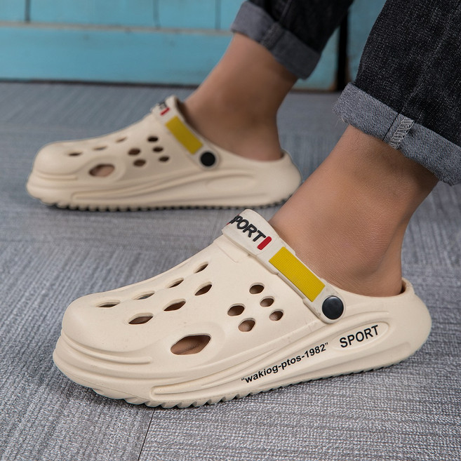 패셔너블하고 편안한 두꺼운 밑창 샌들 샌들 가정용 슬리퍼