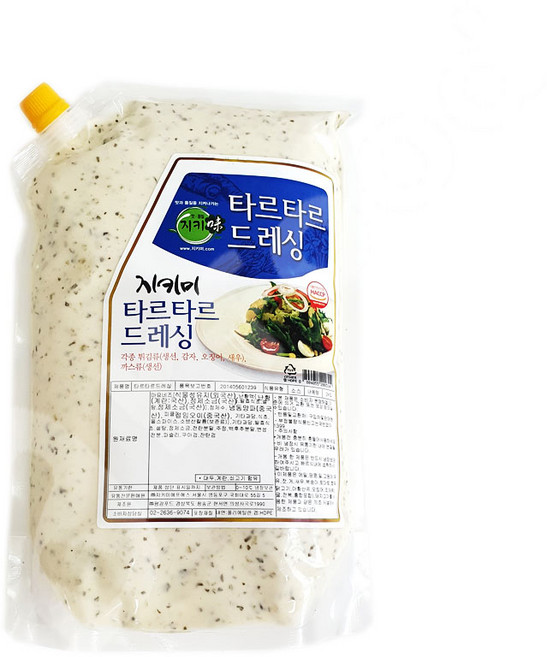 지키미 타르타르 드레싱 2kg 생선까스소스 튀김소스 타르타르소스, 1개