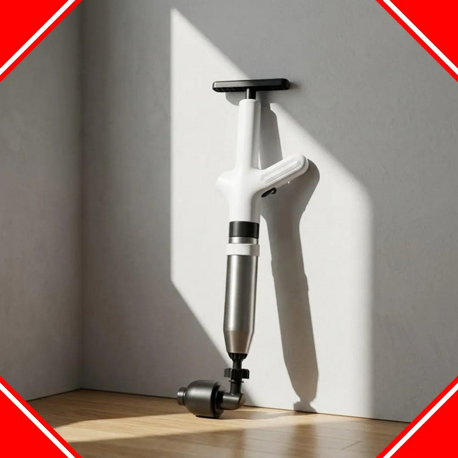 뚫어뻥 화장실 막힘 하수구 뚜러뻥 세면대, 화이트