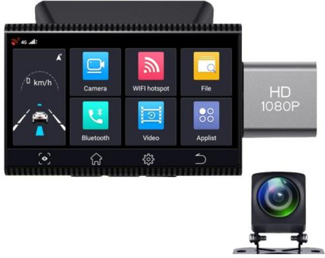 tv 모니터 올인원 오토 차량용 15인치 뒷좌석 android 안드로이드모니터 카플레이, 64g