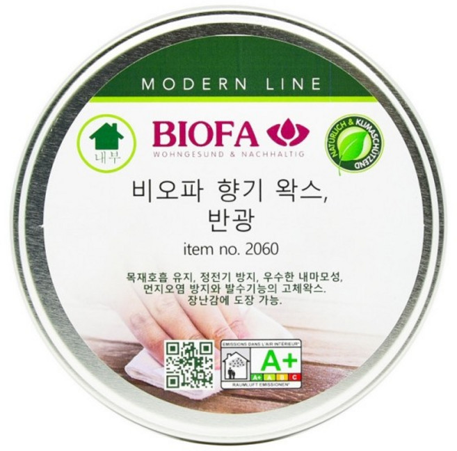 비오파 향기 고체왁스 반광 40g 2060 천연 목재마감용 천연향 왁스코팅제, 1개