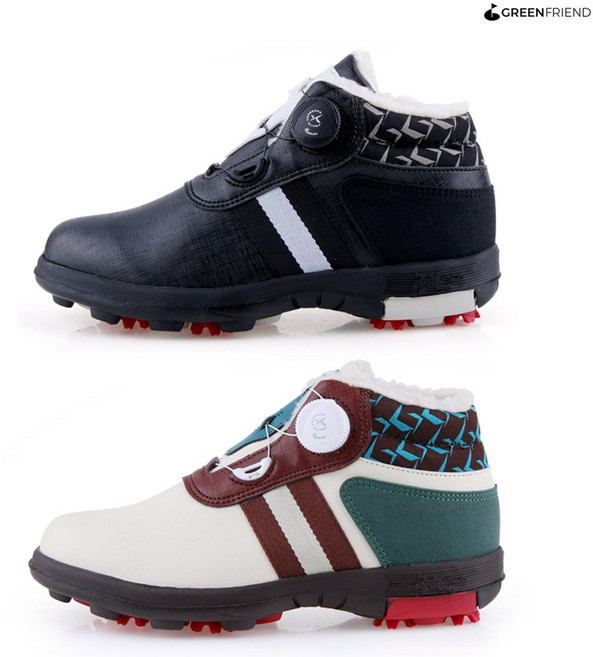 루칸 여성용 스파이크 겨울 방한 골프화