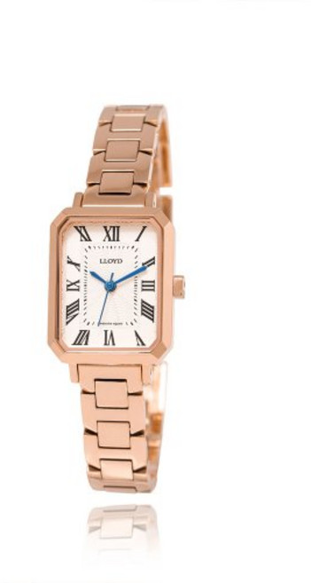 로이드 어썸스퀘어 대형 로즈골드 메탈시계 LL2G20409XGG