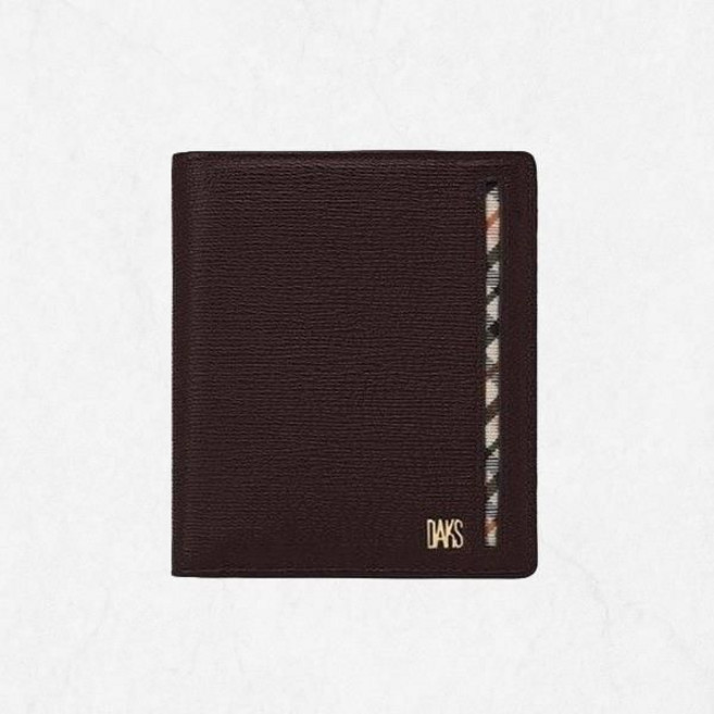 닥스 DBWA2E913W3 브라운 체크 포인트 중지갑 2458621