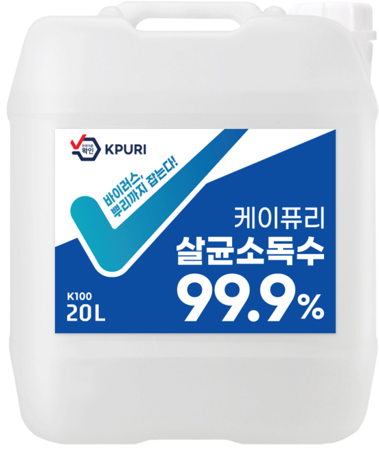 케이퓨리 베이직 뿌리는 살균소독제, 1개, 20L