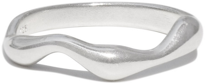 반지소 아이린 925실버 레이어드 물결 순은 반지 볼드링