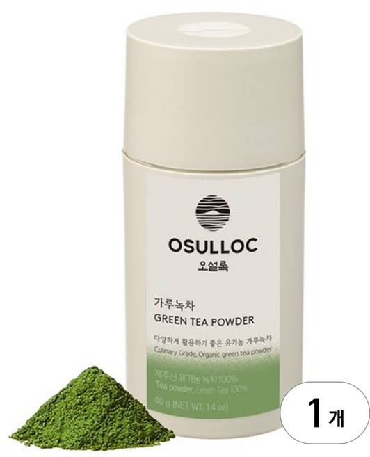 오설록 프리미엄 가루 녹차 40g, 1개입