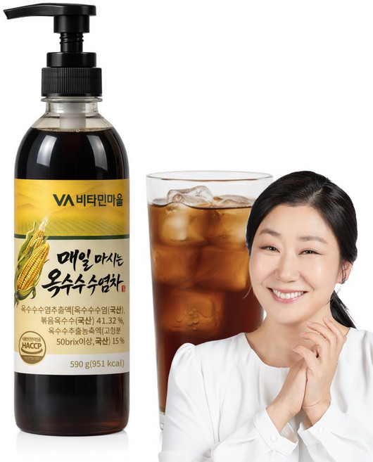 비타민마을 매일 마시는 옥수수수염차 원액, 590g, 1개