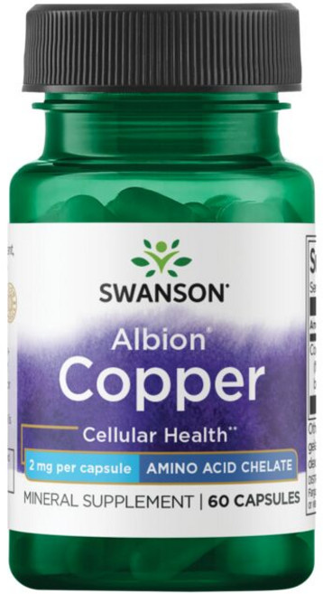 스완슨 울트라 코퍼 2mg 캡슐, 1개, 60정