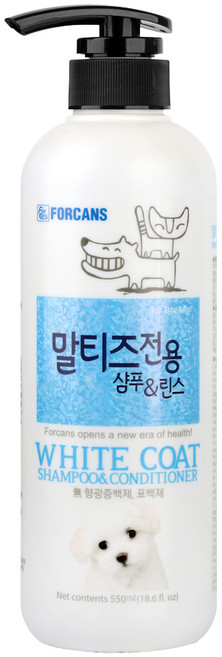 포켄스 포비스 말티즈 전용 샴푸, 1개, 550ml