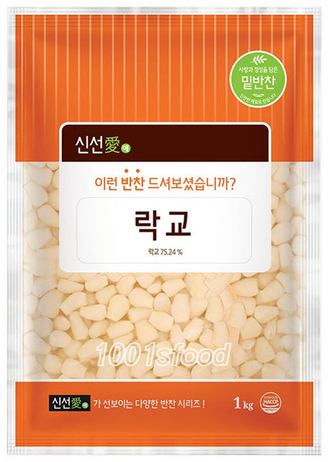 신선애 락교 1kg, 1개