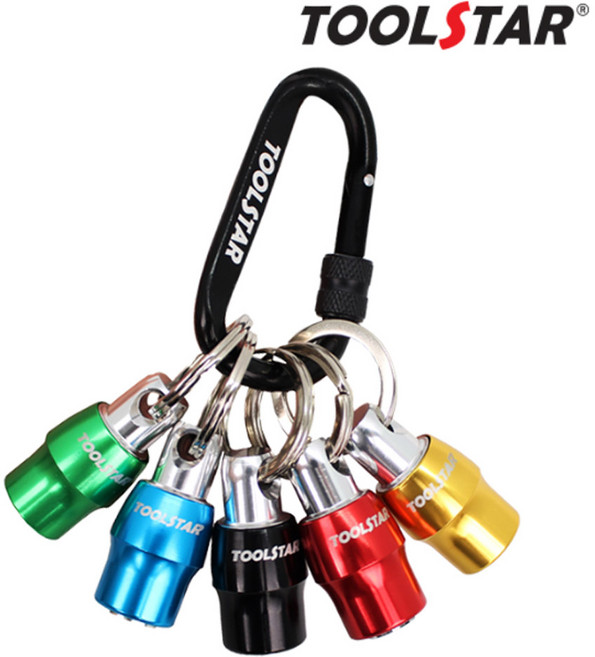 툴스타 비트홀더 카라비너 세트 5pcs TS-QCBT-5P