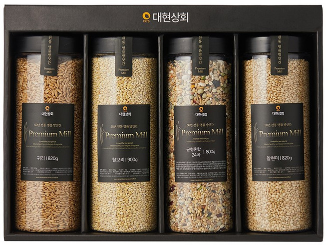 대현상회 혼합잡곡 4종 선물세트 (820g 4개), 820g, 1
