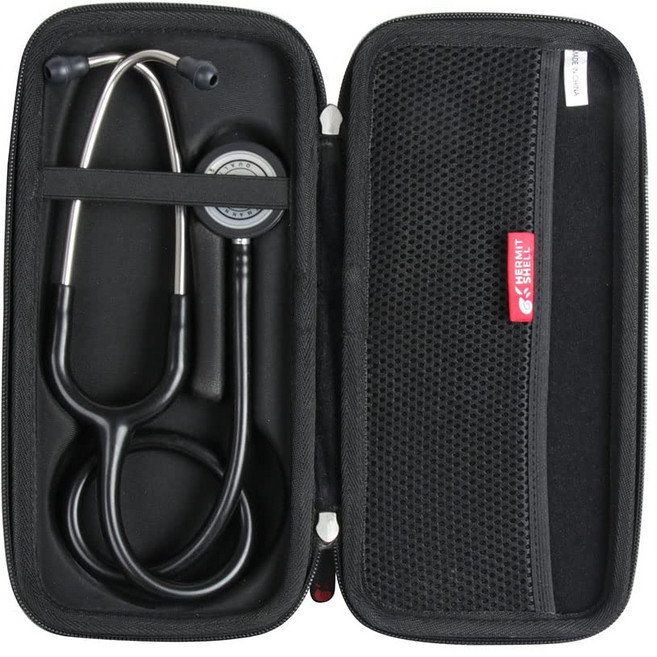 3M 리트만 클래식 III 모니터링 청진기용 허미셸 여행 케이스블랙, Black, 1개