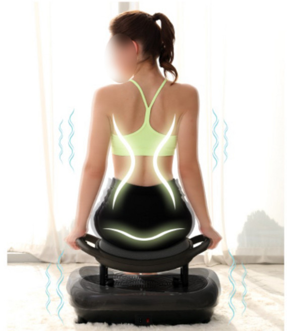 특-제스파 홈트레이닝 진동운동기 2EA/바이브체어 /6가지모드/실내운동/운동밴드/홈트