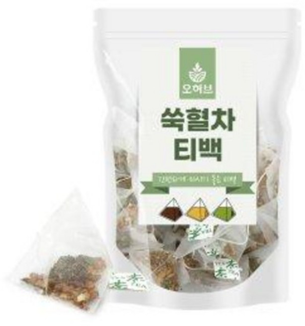 오허브 쑥혈차 티백, 1.2g, 100개입, 1개
