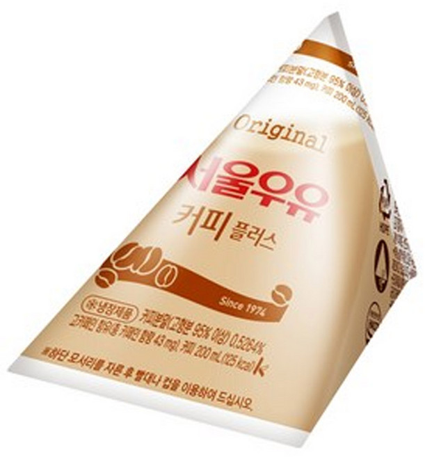 서울우유 커피 삼각 포리, 200ml, 16개