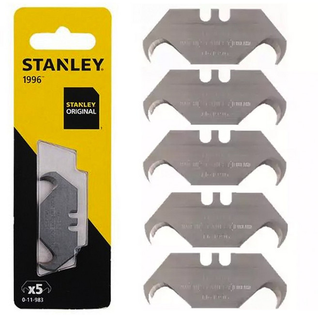 스탠리 0-11-983 전공칼날세트 5개 후크날 활모양날