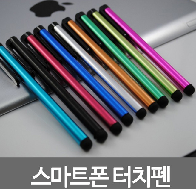 스마트폰 태블릿 정전식 터치펜, 터치펜 블랙, 1개