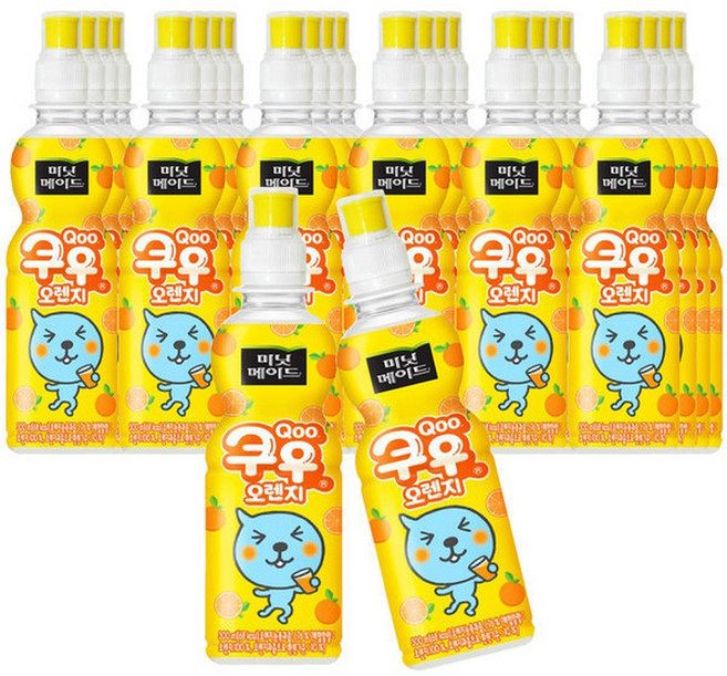 코카콜라 미닛메이드 쿠우오렌지300mlx24 어린이 음료, 24개, 300ml