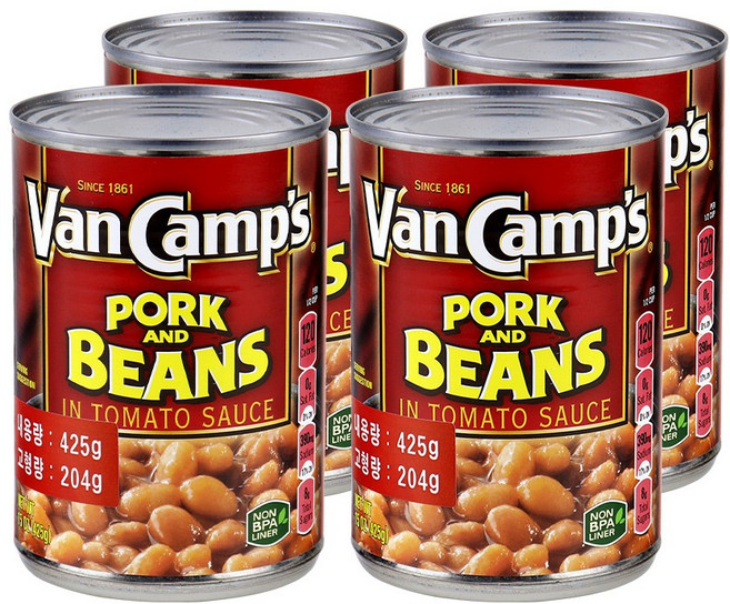 밴캠프스 포크앤빈스, 425g, 4개