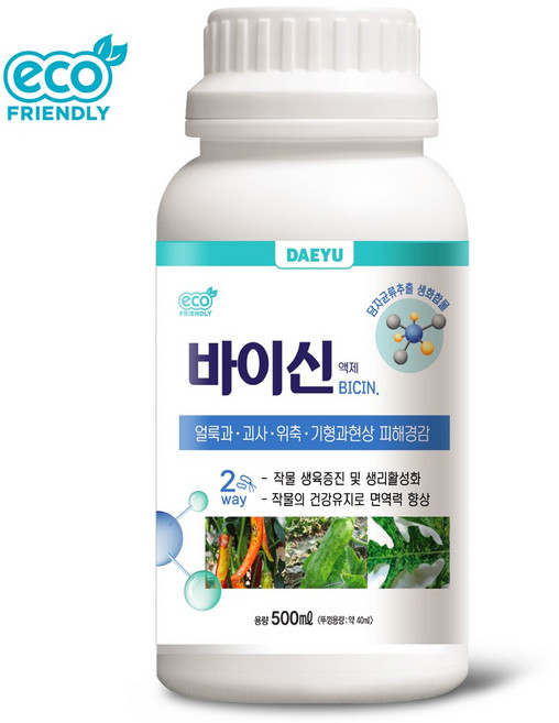 대유 에코 바이신 500ml-잔류없는 식물 바이러스 예방약 담자균류추출, 1개, 500ml
