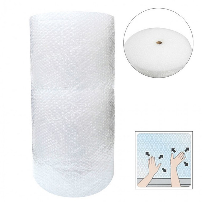 [3323]에어캡 뽁뽁이 0.2T 폭 50cm x 길이 50M -2롤 택배 포장용 완충제 단열 보온, 1개