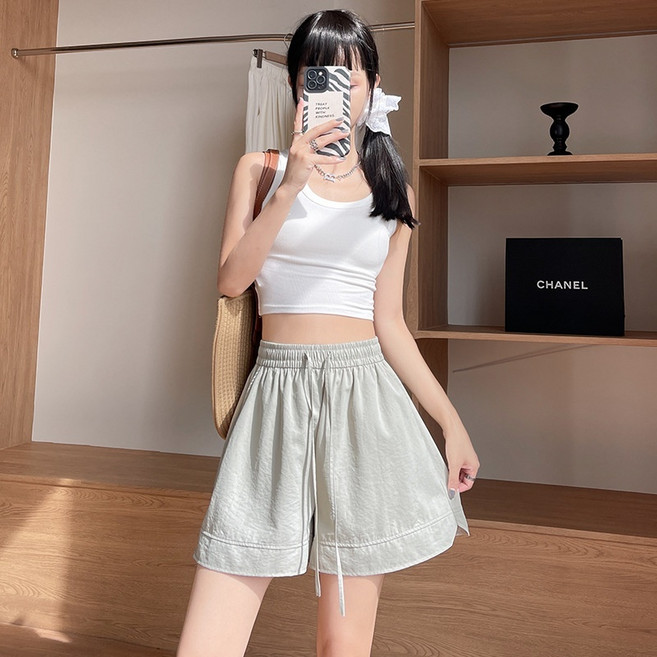 尼龍速乾工裝短褲 美式休閒寬鬆顯瘦褲