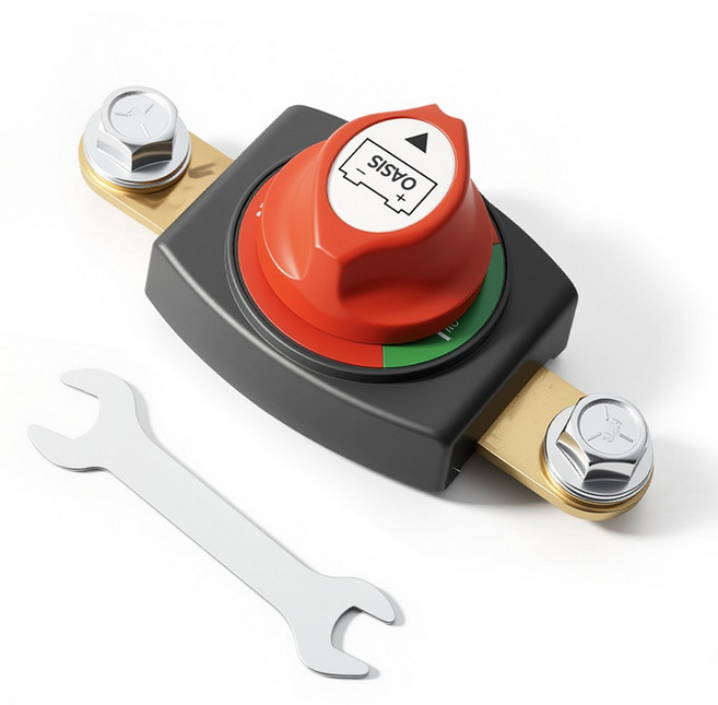 오아시스 황동 배터리 전원 차단장치 단자형 차단기, 1개