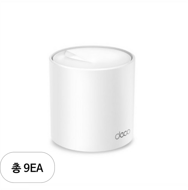 티피링크 AX3000 통합 홈 메시 WiFi 6 시스템 공유기, Deco X50, 9개
