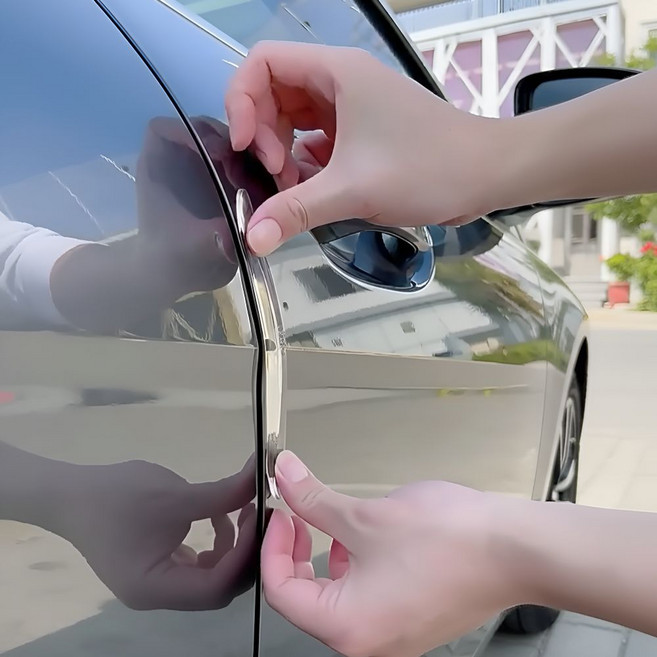 레스웨이 자동차 문콕방지 실리콘 도어가드, 6개, 투명