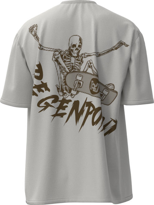 리젠포인트2 유니섹스 그래픽 레터링 코튼 반팔티셔츠