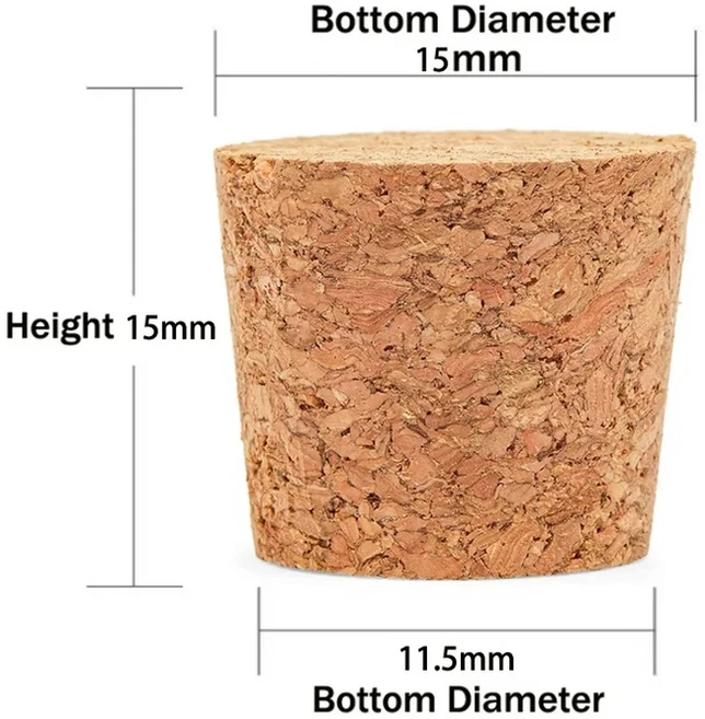 5-50pcs 코르크 마개 와인 병 바 도구에 대 한 테이퍼 주방 액세서리, 15 15x11.5x15mm 20pcs