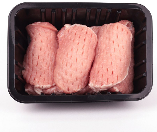 군위축협 이로운포크 국내산 냉장 돼지 등심 냉장 돈까스용 500g - 산소포장 / 당일작업 / 소포장, 1개