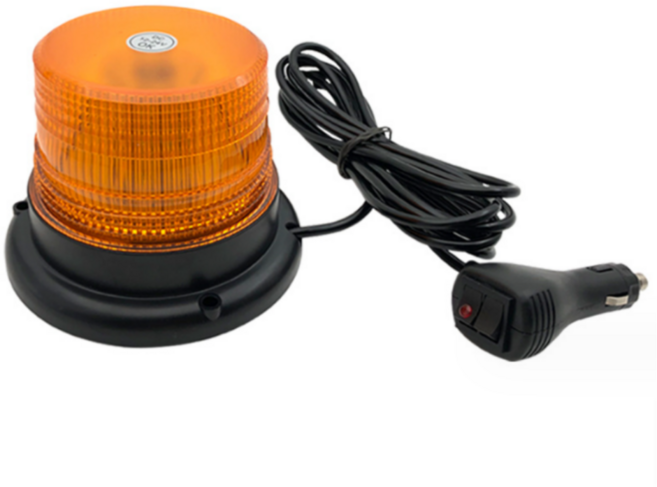 배리툴 자석식 점멸 경광등, 황색, 1개