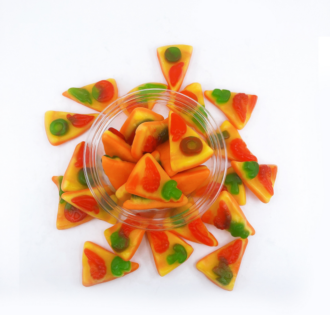 [스위트랩] 컵젤리 비달 피자모양젤리 수입젤리 젤리선물, 1개, 80g