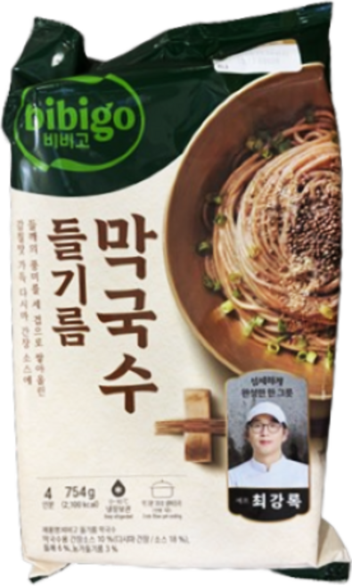 비비고 들기름막국수 188.5G X4 (754G) BIBIGO PERILLA OIL NOODLE