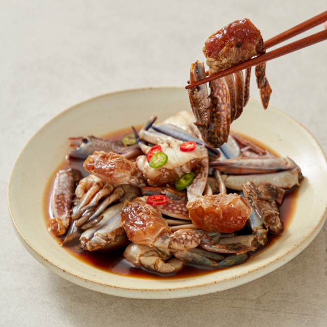 [한정수량 찬스가] 간편한 한입 간장게장, 1개, 1kg