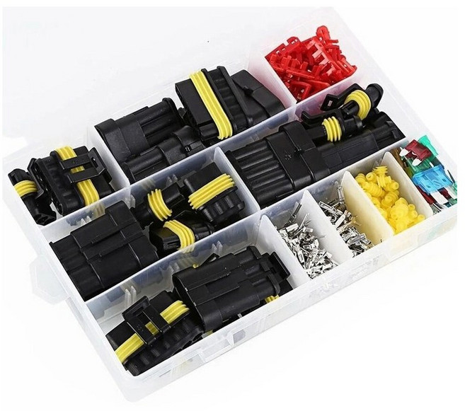 방수 커넥터 방수 커넥터 케이블 조립식 잭소켓 1p 2p 3p 전선 240, 1개