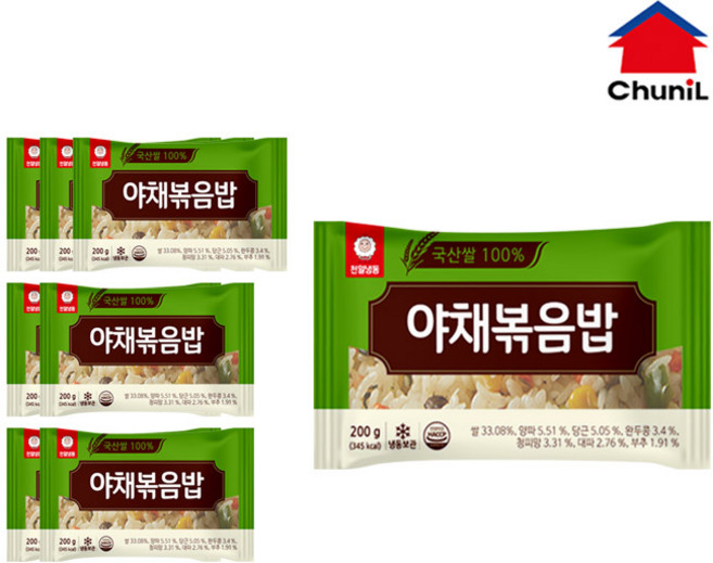 [자연맘스토리] 천일 야채 볶음밥 200g x 8개