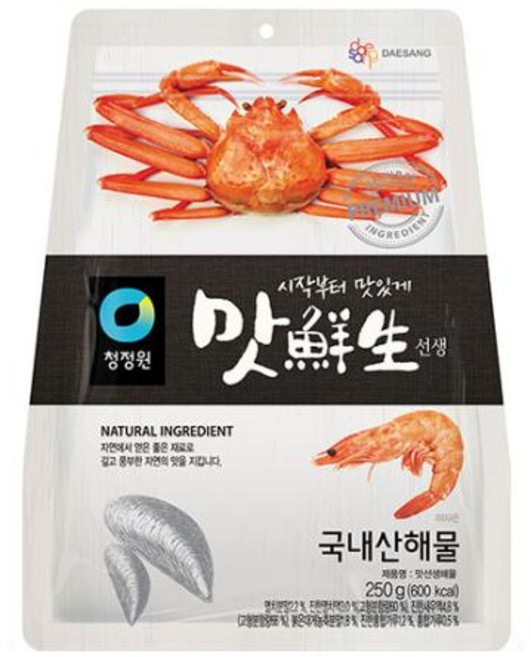 맛선생 해물 조미료, 250g, 5개