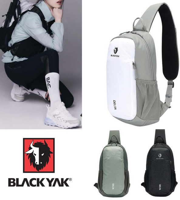 [백화점정품] 블랙야크 남여공용 슬링백 산행 여행 데일리 스포츠 등산 레저 야외활동 아웃도어 트레킹 캠핑 가방, 다크그린