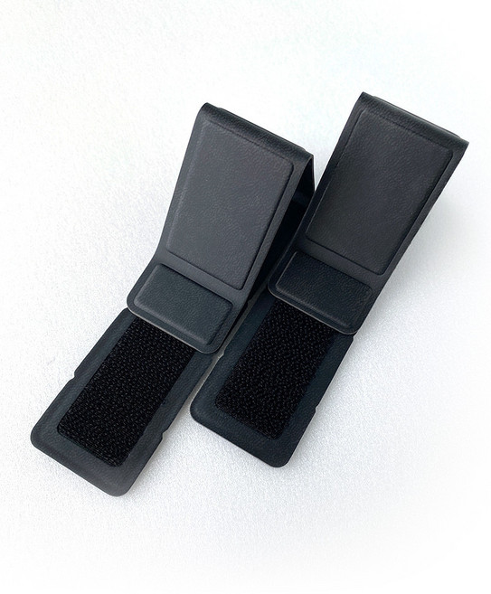 컴잇 휴대용 접이식 부착형 경량 가벼운 노트북 거치대 받침대, 블랙, 1개