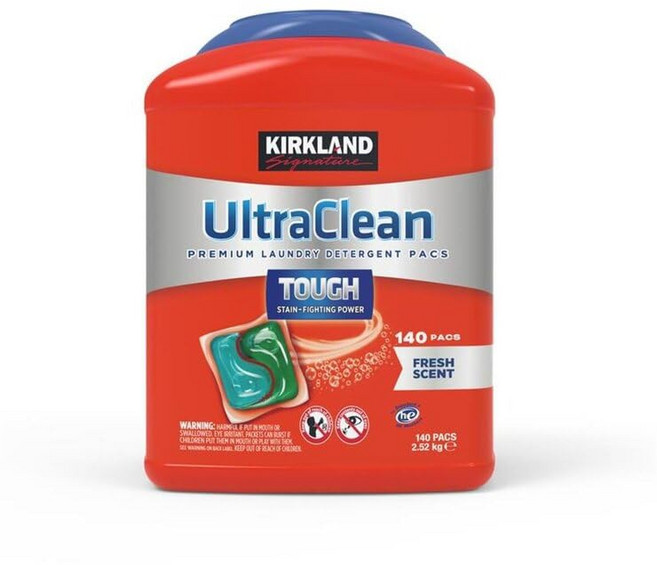 [ 코스트코 ] 커클랜드 시그니처 울트라 팩 세탁 세제 140 마리, 1, 2.52kg