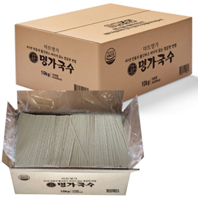 마트명가 업소용 대용량 옛날 국수 소면, 1개, 10kg